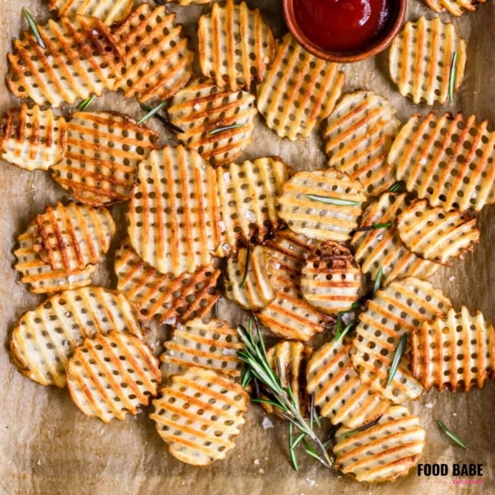 Crispy Waffle Fries